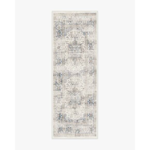 Ruggable Sarrah Flatwoven Rug Cover Only 2.5’x7’ Blue Quartz Runner Size - Picture 5 of 7